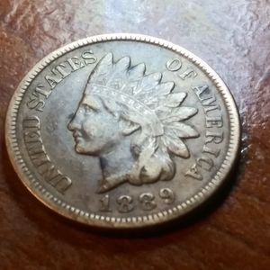 1889 Indian head cent ddr fair cond make offer